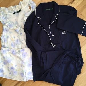 TWO Lauren by Ralph Lauren PJ Sets / Sz XSmall
